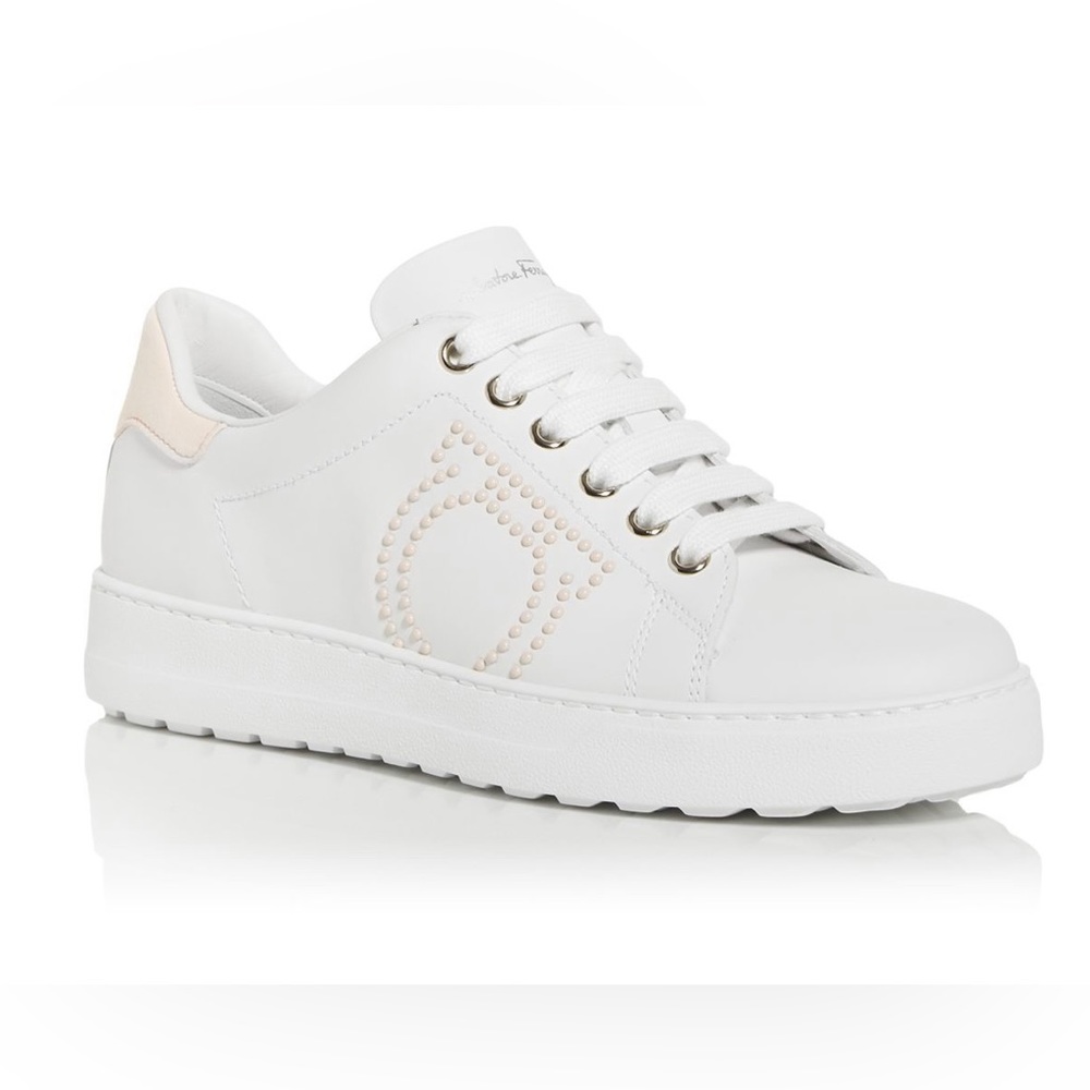 NIB SALVATORE FERRAGAMO Women’s Pierre Low Top Sneakers